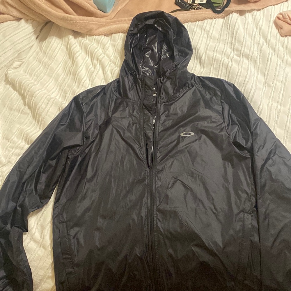 Black Oakley Windbreaker w/ Hood